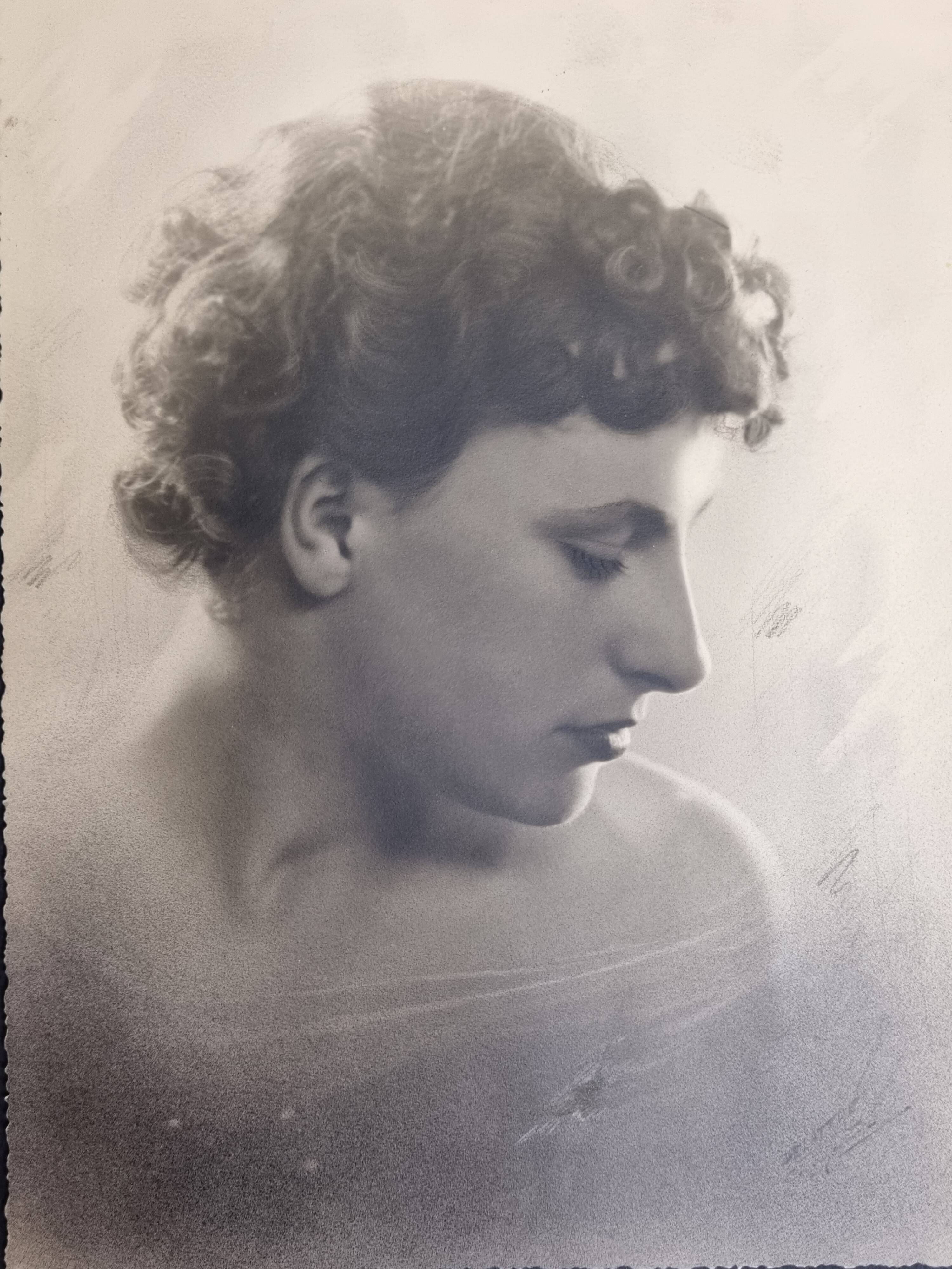 Photographie d'art, portait début XXème, 18 x 24 cm