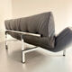 De Sede DS 140 midnight blue 3-seater vintage leather sofa 1980s design