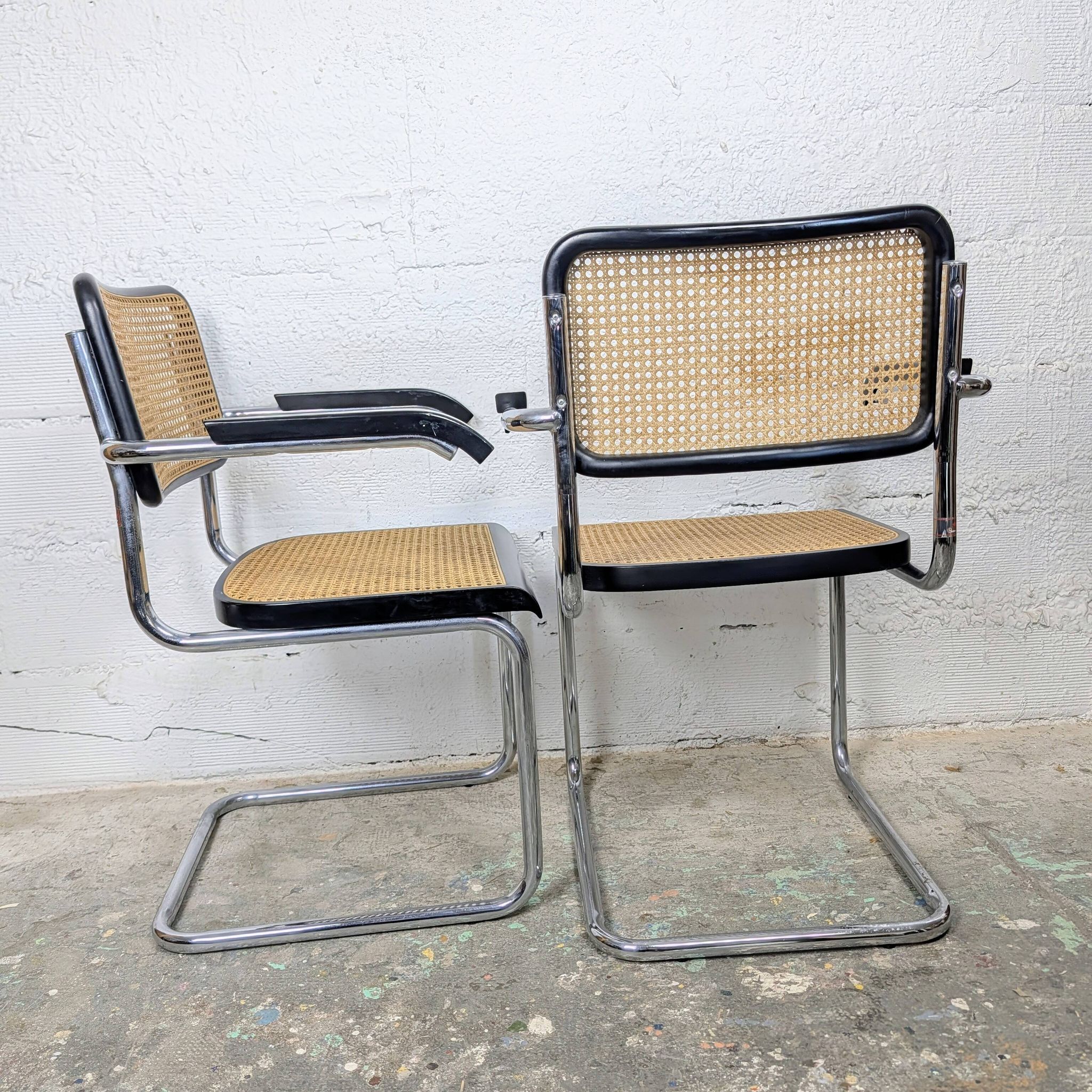 Paire de fauteuil B64 - Design Marcel Breuer