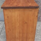 Solid pine chest of drawers