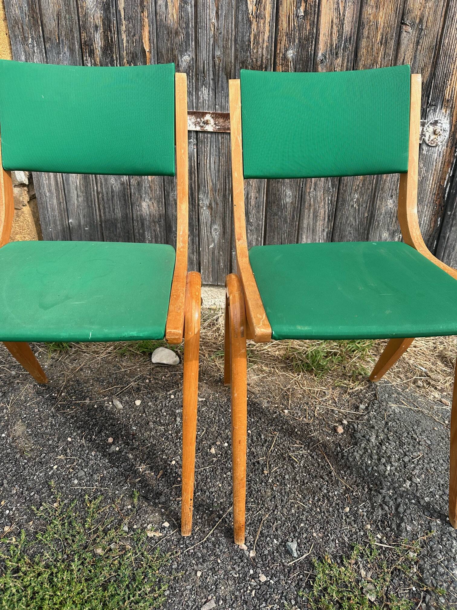 Deux chaises Boomerang