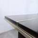 "Rizzo" lacquered and brass coffee-bar table from the 1970s.