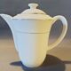 Coffee maker white porcelain gold border Snake porcelain