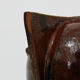 Vase in flamed stoneware with Rambervillers style ear. Signed