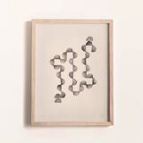 Painting on paper - 30x40cm - abstract painting - B115 - signed Eawy