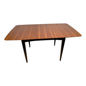 Table à manger extensible en teck style rétro vintage du milieu du siècle par Wrighton – années 1960