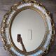 Miroir ovale style néo-classique