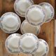 Set de 8 assiette Longwy vintage
