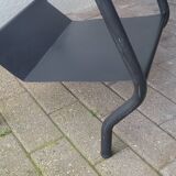 50s boarding school bedside table