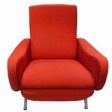 Vintage Reclining Lady Chair in Wool by Pizzetti, 1960s