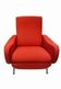Vintage Reclining Lady Chair in Wool by Pizzetti, 1960s