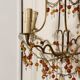 Glass bead chandelier