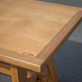 Table de ferme ancienne en bois, table bois, table de salle à manger, brutaliste, chalet, campagne,