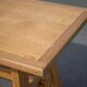 Antique wooden farmhouse table, wooden table, dining room table, brutalist, chalet, country,