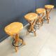 Mid century brutalist bar stools, 1960s - set of 4