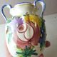 Ancient vase amphora, decoration flowers, ceramic, from St Clement