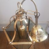 Glass and brass ceiling