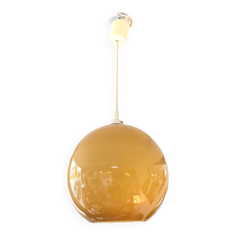 Space age orange pendant light, 1970