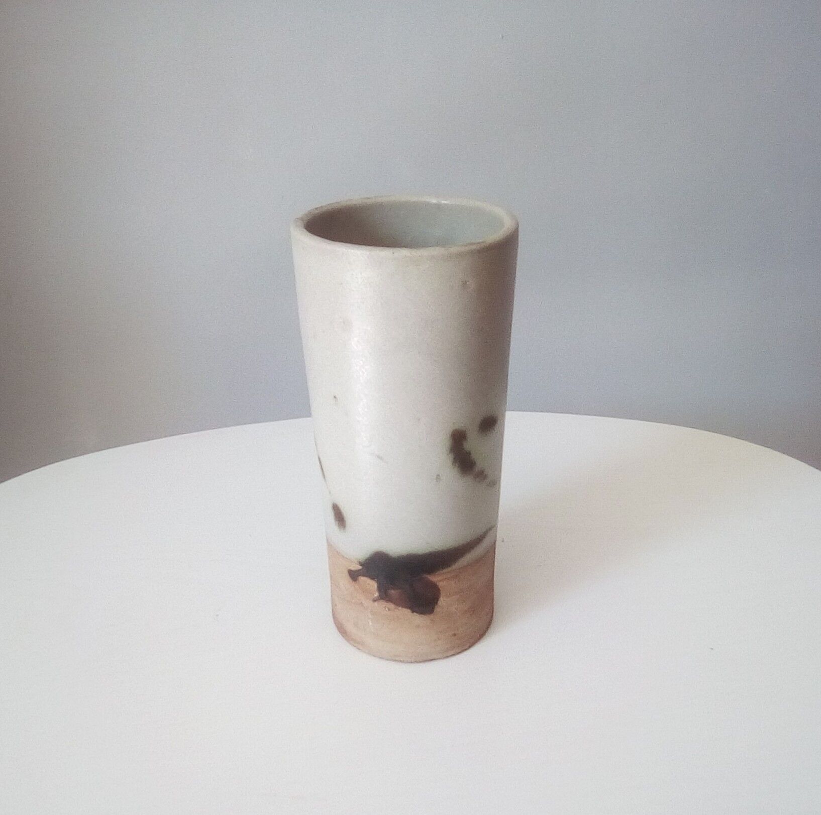Sandstone pot 60s/70s la Colombe Vallauris