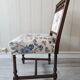 Pair of neo-Gothic English style chairs floral print
