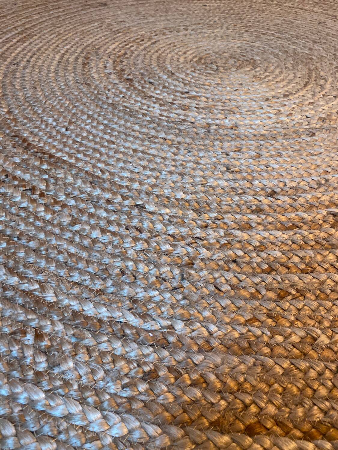 Round jute rug diameter 150cm