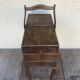 Former worker, 3 tiered wooden sewing box and feet in Louis XV vintage style