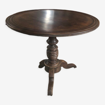 Ancienne table ronde de vigneron