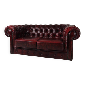 Canapé Chesterfield - rouge