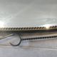Mid-century modern iron mirror, brutalist, vintage organic, thick sixties.