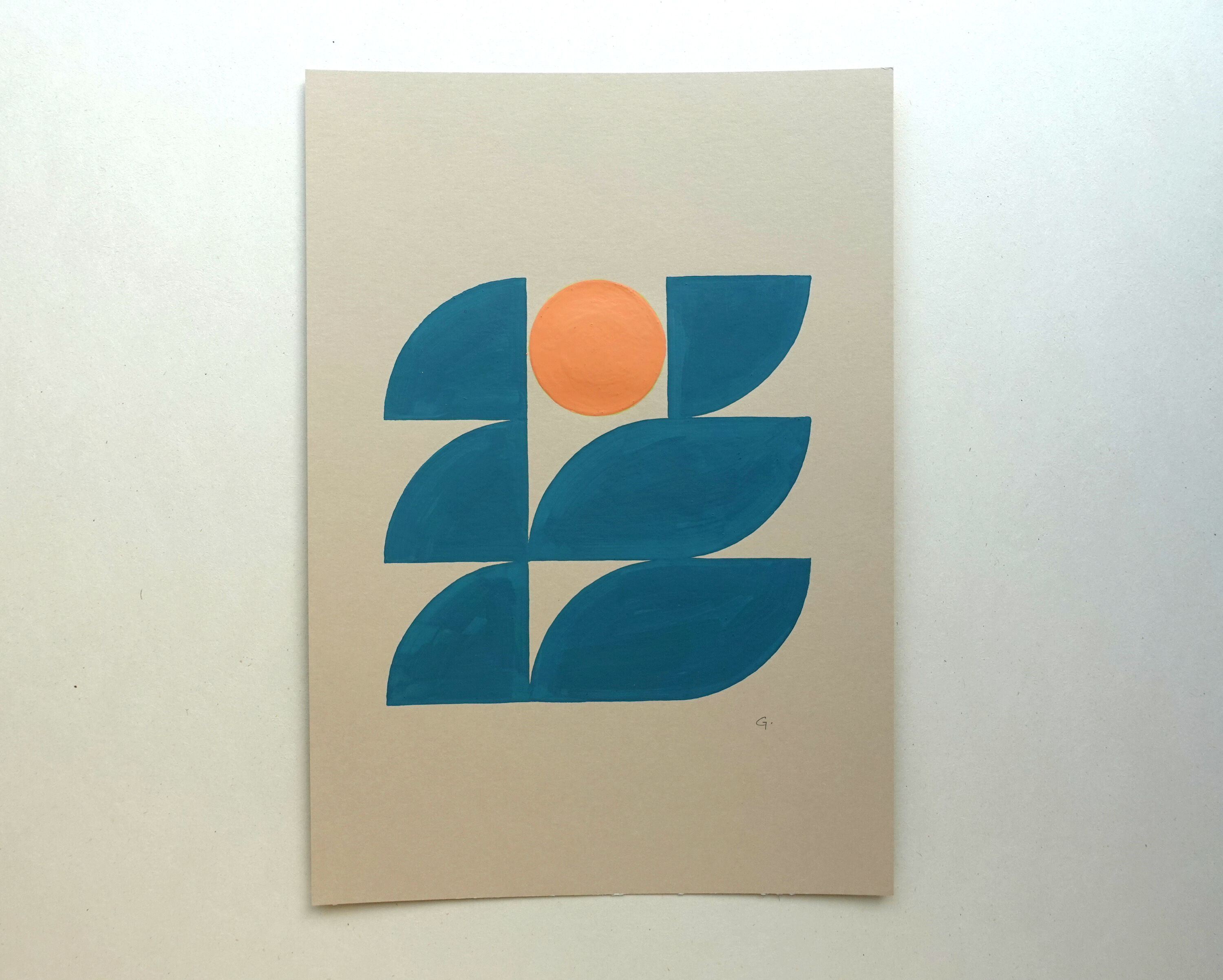 Painting on paper - to be framed