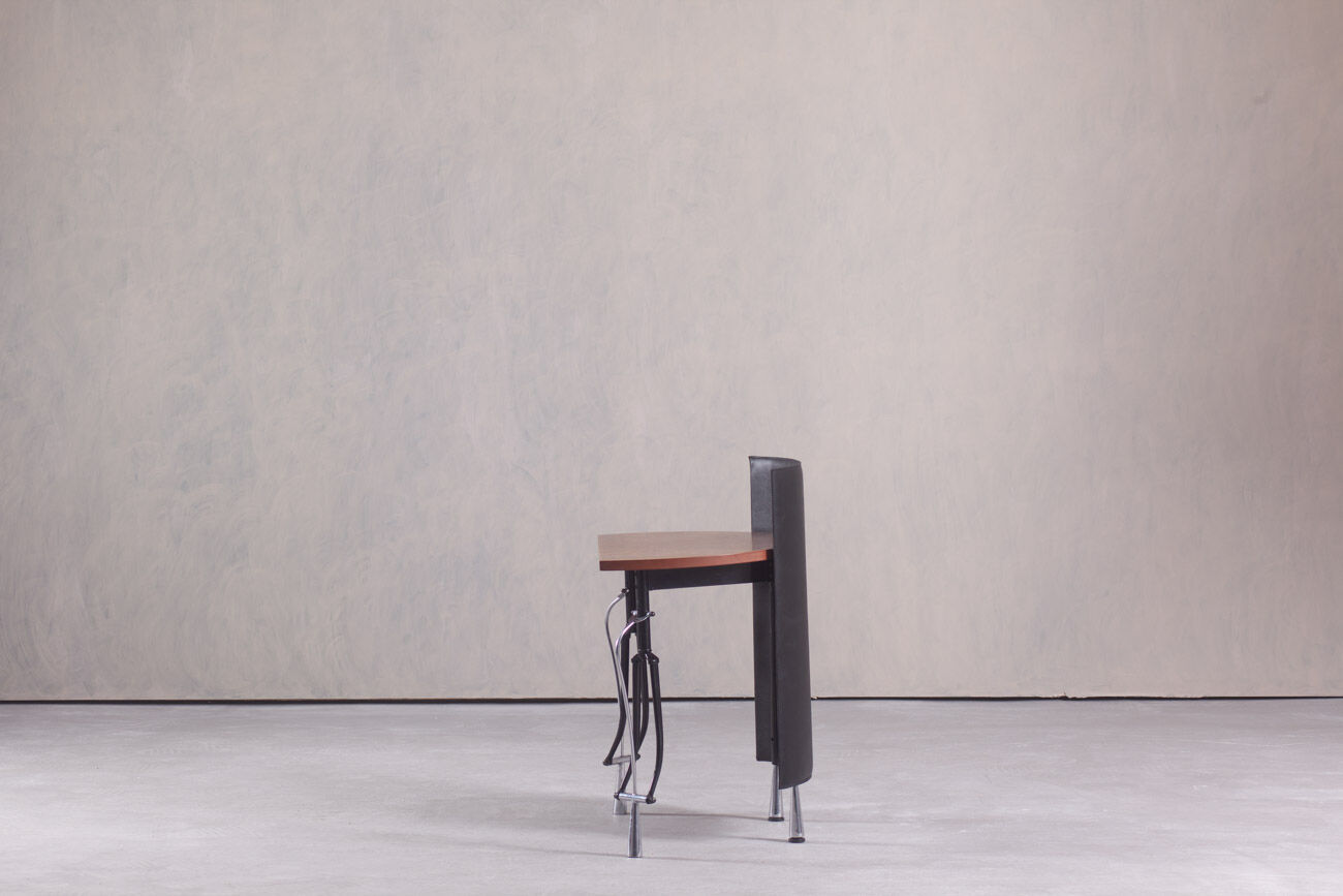 Postmodern small ‘La Vuelta’ desk by Perry King and Santiago Miranda for Akaba, Spain, 1980s