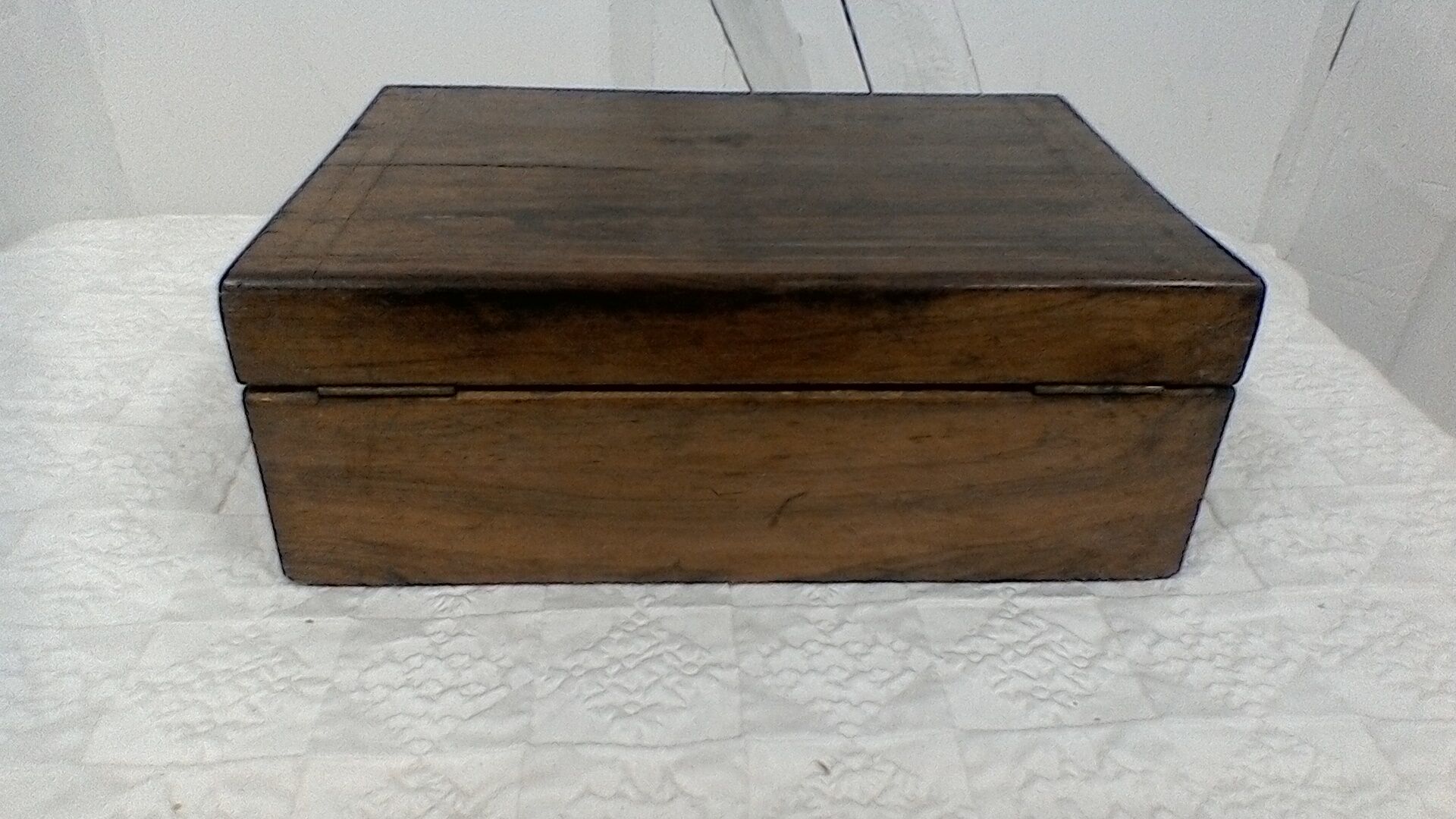 Wooden storage box, vintage