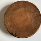 XXL empty target pocket dish in glazed earthenware from Marnaz 1950