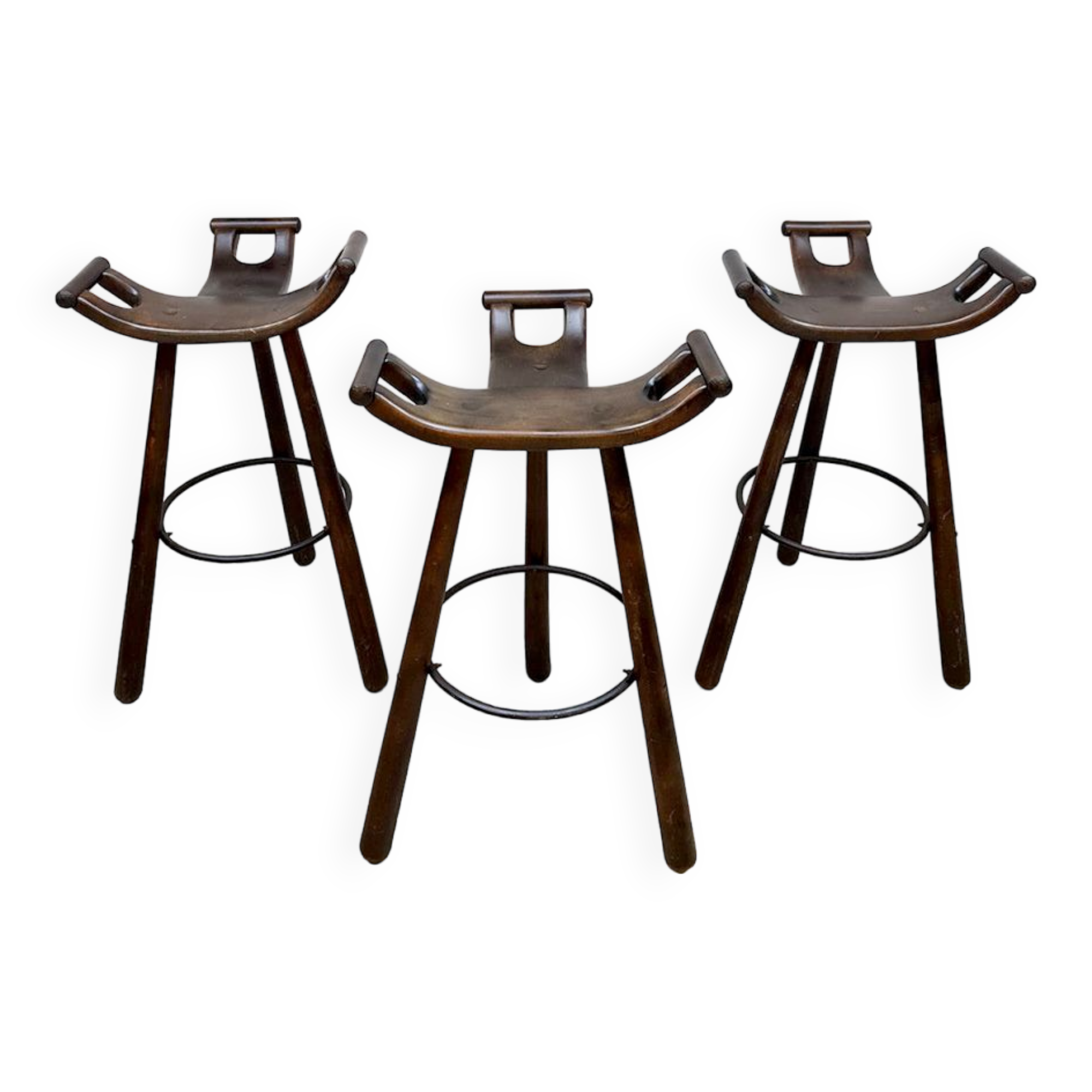 Vintage Spanish barstools 'Brutalism'