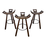 Vintage Spanish barstools 'Brutalism'