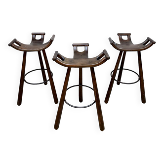 Vintage Spanish barstools 'Brutalism'