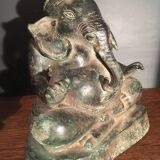 Statue Ganesh en bronze, inde