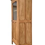 Parisian cabinet glazed raw wood nymphs and carved art nouveau decorations