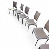 6 x dining chairs designed by Ross Littell / Matteo Grassi