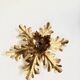 Flower wall light, Italian model, 1970s