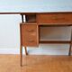 Desk and its Singer integrated sewing machine, 1962