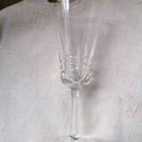 6 crystal champagne flutes