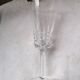6 crystal champagne flutes