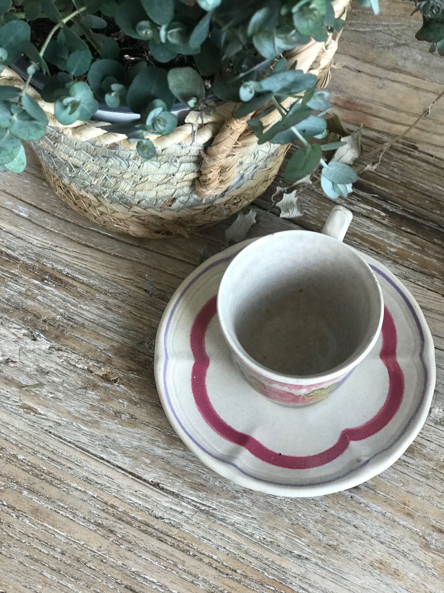 Lot of 6 vintage coffee cups