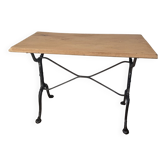 Bistro table with cast iron base