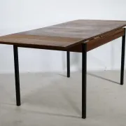 Mid Century Extendable Dining Table in Teak, 1960s