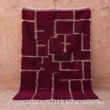 Handmade traditional pure natural wool rug size 200/300 cm