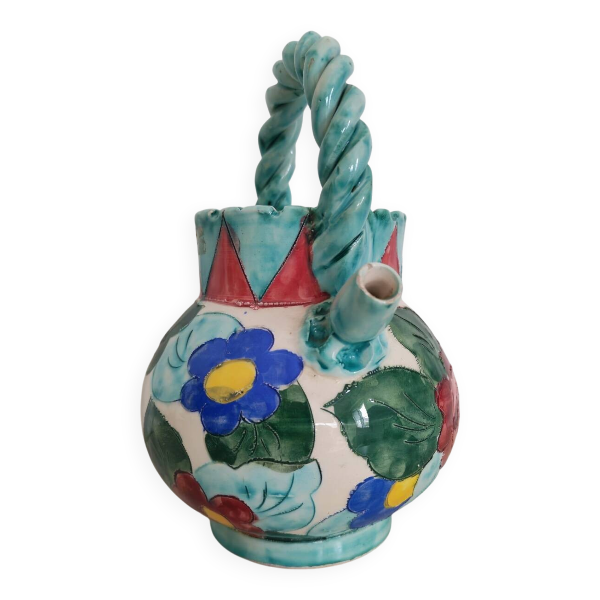 Ceramic carafe Longwy