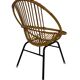Fauteuil vintage en rotin par Dirk van Sliedregt Rohe Noordwolde 1960 aux Pays-Bas
