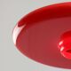 Space-Age Saucer Pendant in Red Plexiglas from Guzzini, 1960s
